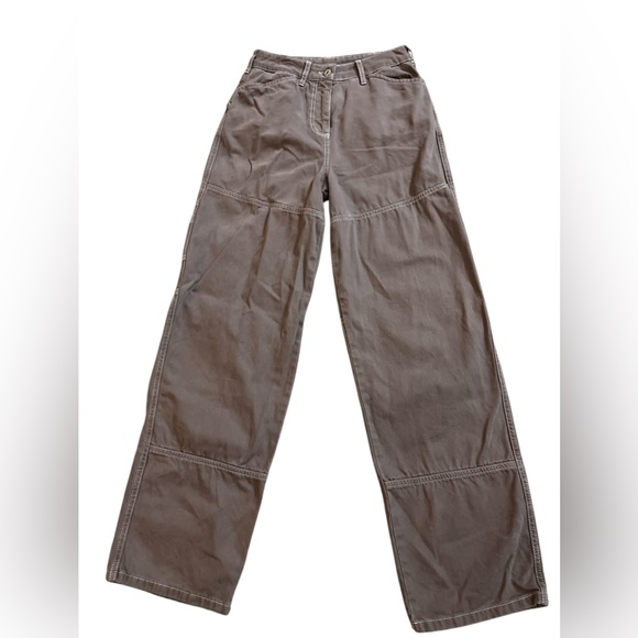 Womens Brown Collusion Cargo Pants - Picture 1 of 5